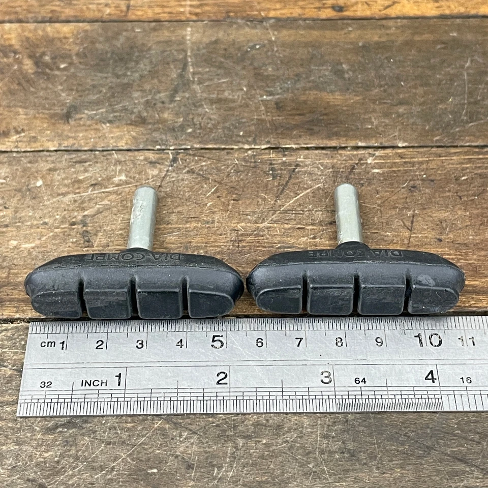 Pastillas de freno vintage Dia Compe U-Brake 990 voladizo negro BMX Mountain A3 Foto 4 de 4