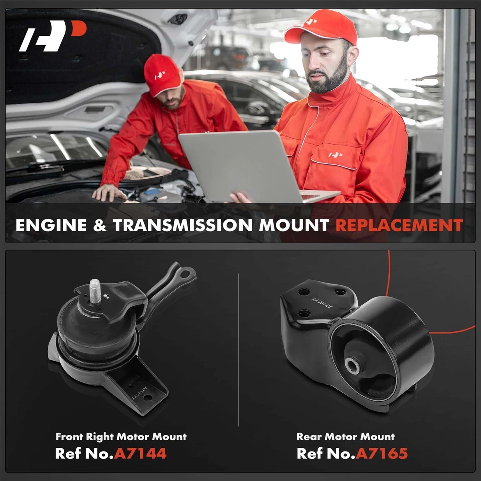 Крепление двигателя для Kia Spectra 2007-2009 Spectra5 2007 2008 Auto Trans 2 шт. - Изображение 2 из 4