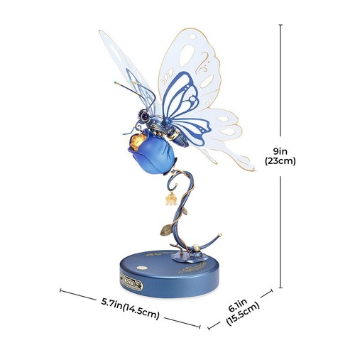ROKR 3D DIY Mechanical Puzzle Butterfly ABS Model Teens Xmas Holiday Gifts - Picture 15 of 20