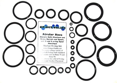 Kit O-Ring Airstar Nova Paintball X4 – Guarnizioni Di Ricambio Per Marker (Orings-Online)