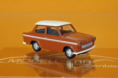 Busch MCZ 03-335 IFA Trabant P 601 braun/weiß "Alltagsedition" 1:87 NEU Modell - Bild 1 von 4