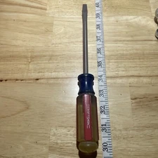 CRAFTSMAN 41584 AF WF Slotted 1/4” Screwdriver 10" Total Length Made in  USA 