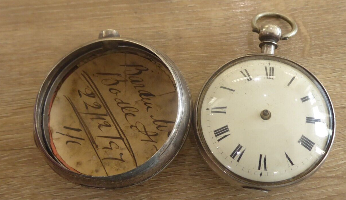 Карманные часы HASTINGS ROBERT WESTON SILVER