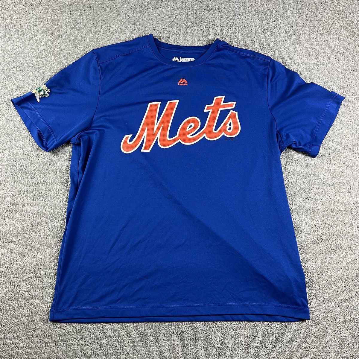 New York Mets Majestic Evolution Tee Size XL Pony Baseball