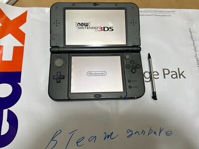 Nintendo new 3DS LL XL Console only black Used Japanese ntsc-j | eBay