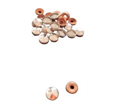 Borchia Copri Viti Copriviti a Piramide in Ottone Cromato mm. 12 Pz. 24 VITEL