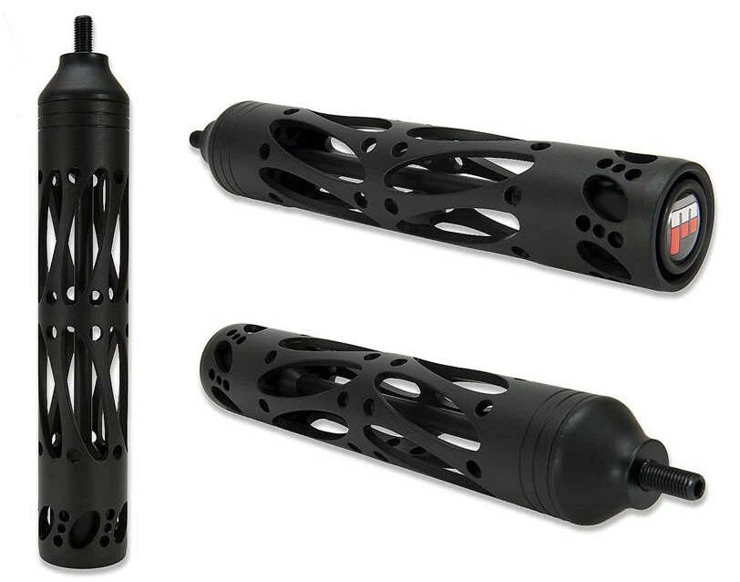 Maximal Archery 8" Stabilisator 3D Dumpy CnC bearbeitet leicht Innengewicht 6,5oz