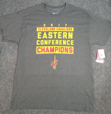 Cleveland Cavaliers Large 2017 Eastern Champs NBA Basketball Shirt New!  L 1052