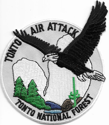''Wildland''  Tonto Air Attack  N. F., Arizona (3.25'' round size) fire patch