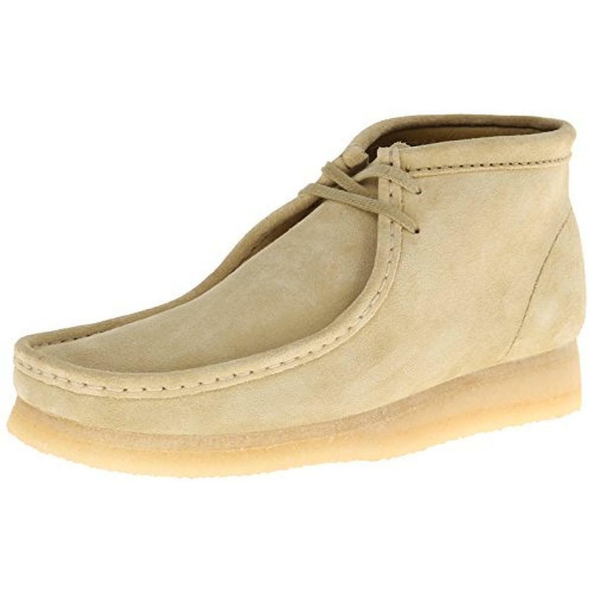 Купить Clarks Mens Wallabee Beige Suede 