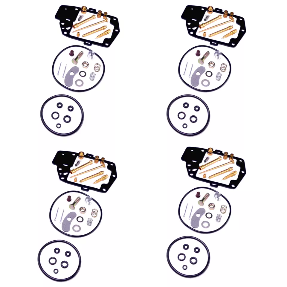 SEVENMOTO 4x Kit de Réparation pour Carburateur Honda GL1000 K2 Goldwing 1977 Gl 1000 GL1