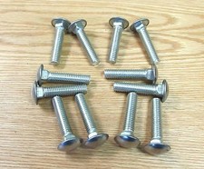 BUMPER BOLT with STAINLESS STEEL CAP 7/16-14 x 2" PACKAGE OF 12 ** USA MADE **