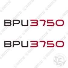 Fits Wacker Neuson BPU3750 Decal Kit Vibratory Plate - 7 YEAR OUTDOOR 3M VINYL!