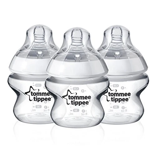 Tommee Tippee Closer to Nature Baby Bottle, Breas-Like, Extra 5oz (3 Count) Rose