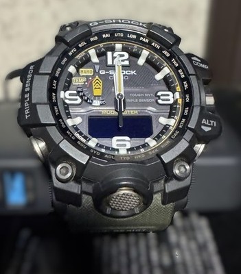 Excellent + ] Casio G-Shock GWG-1000-1A3JF MUDMASTER black green