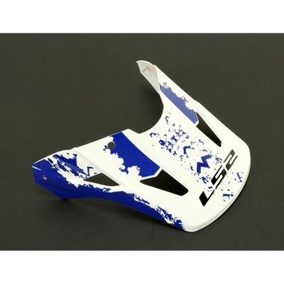 LS2 Blue/White Coz Hyde Helmet Peak 04-637
