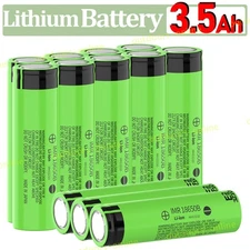 1/2Pack Li-Ion Battery 3500Mah 3.7 Volt Rechargeable Battery Flat Top for Remote