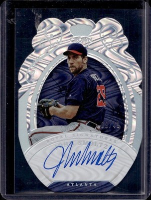 John Smoltz 2023 Panini Chronicles #RS-JS Crown Royale Auto Silver /49