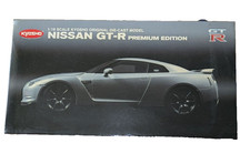 KYOSHO 1/18 Nissan GT-R (R35) Premium Edition Diecast Silver