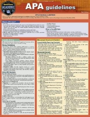 Kaitlyn McNamee APA Guidelines (Poster)