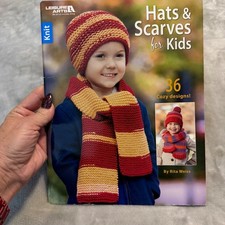 Hats  Scarves for Kids Knitting Pattern Book   36 Designs by Rita Weiss