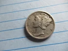 1943-D Mercury Silver Dime VF - XF FREE SHIPPING k