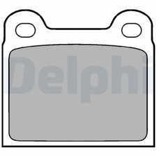 Satz Bremsbeläge Bremsklötze hinten für Mercedes S-Klasse C126 W108 | 2427109