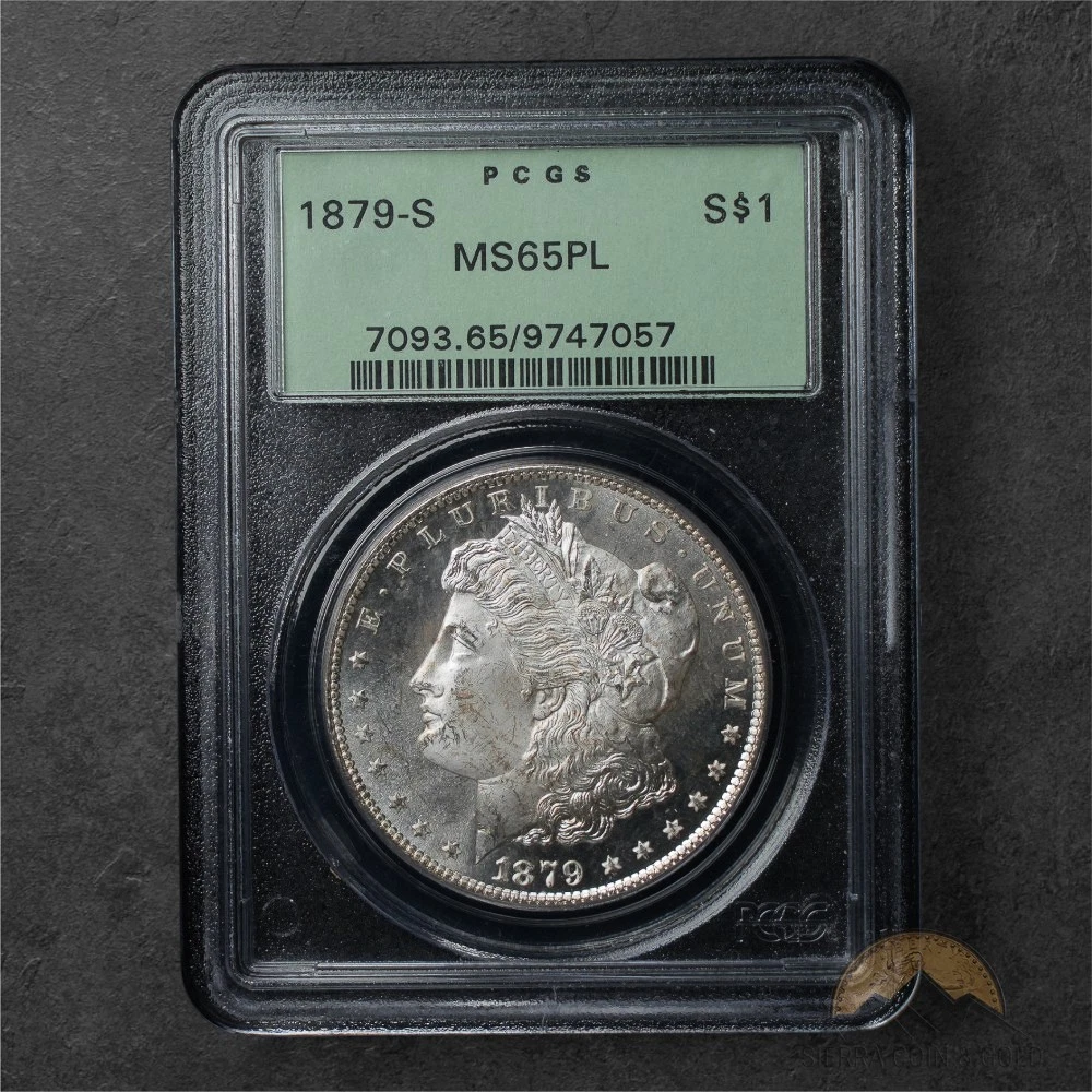 1879-S モルガンダラー銀貨・ドル MS65 PCGS認証 アメリカ 065 1879-S $1 DM Morgan Dollar PCGS MS65 - LCR Coin