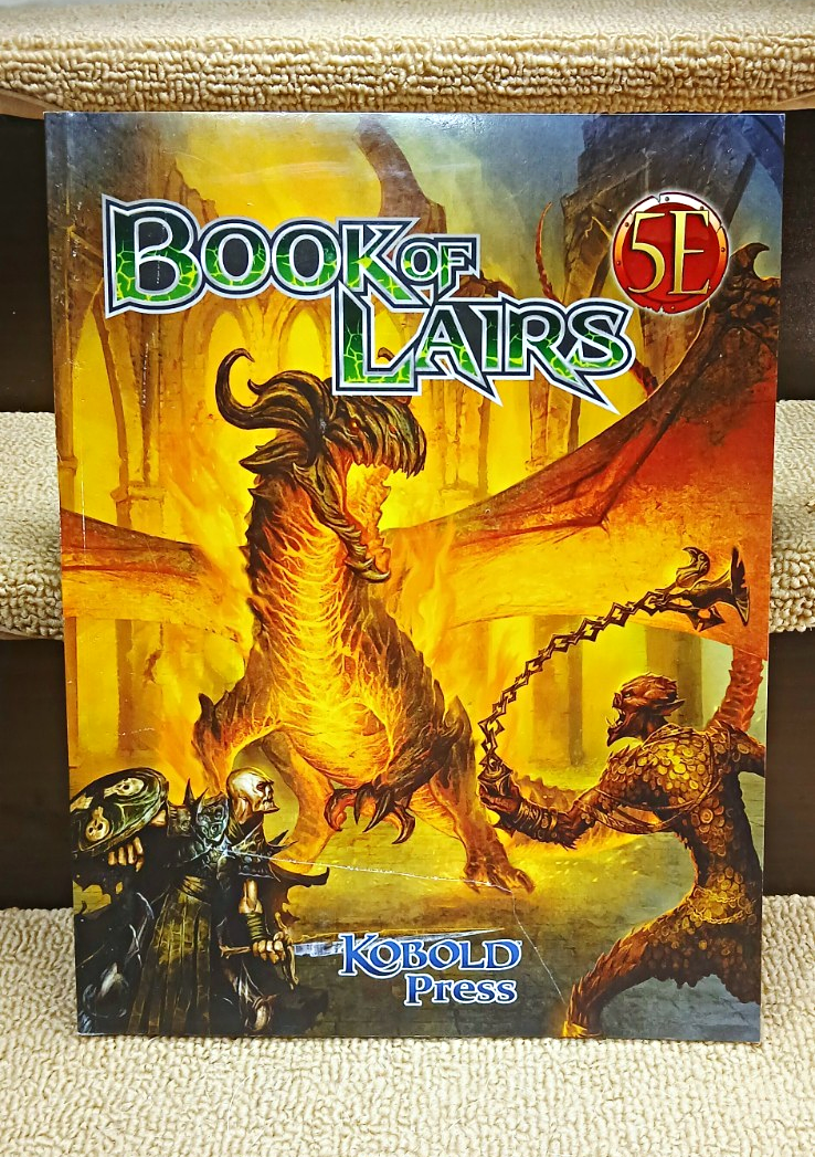 Kobold Press Book of Lairs D&D 5e Adventure Module Paperback 2016