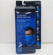 Cooling Neck Gaiter Blue Multifunctional Face And Neck Cover New 