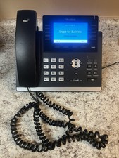 Yealink T46G SIP-T46G 10 Line Ultra-Elegant Gigabit IP PoE Phone Handset READ