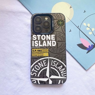 Stone Logo Silikon Hülle For iPhone 16 15 14 13 12 11 Plus Pro Max Case Taschen.