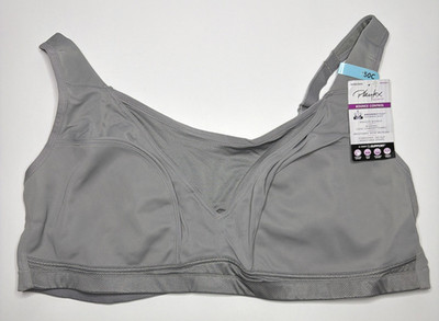 Playtex Women's Bra Secrets Bounce Control Wireless Grey Heather 50C 4221
