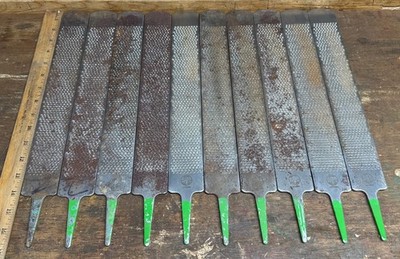10 HELLER Horse Rasps Files Horseshoe Farrier Metalworking ...