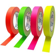 Hi-Vis Fluorescent UV Cloth Marking Tape - Glow Stage Event Temporary Hula Hoop