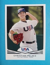 2011 Topps USA Baseball Christian Pelaez RC #USA-36 16U National Team 