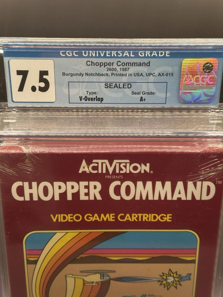 Atari 2600 Chopper Command 7.5 A+ Graded - New - CGC - Sealed - Image 2 of 4