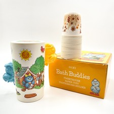 1982 Avon Bath Buddies Tweethouse Paper Cup Holder/Toothbrush Holder