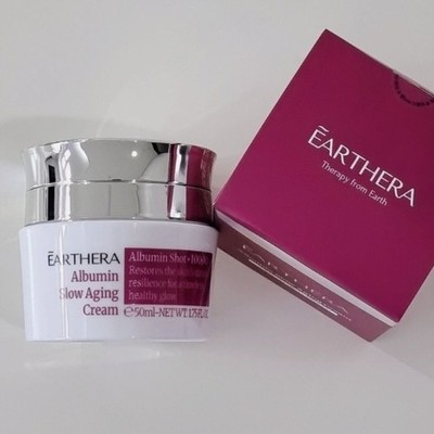 EARTHERA Albumin Slow Aging Cream 50ml Moisturizing Essence Cream K - Skin Care