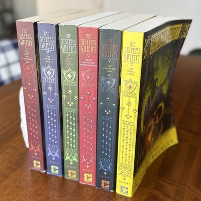 The Sisters Grimm Series (6) Michael Buckley Paperback, Books 1, 3, 4, 5, 7, 8