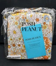 Posh Peanut Ruth Nursery Fitted Crib Sheet 52in X 28in Flowers BRAND NEW