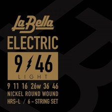 La Bella Guitar Strings Electric Light HRS Series 09-46 Nickel Wound