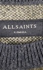 AllSaints Men's Green Abstract Camo Tiger Stripe Wool Alpaca Sweater Sz XS — photo 3