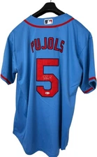 Autographed Arizona Cardinals Albert Pujols Jersey Hand Signed Size L BAS COA