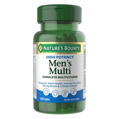Nature s Bounty High Potency Men s Complete 100 Count (Pack of 1), N/a