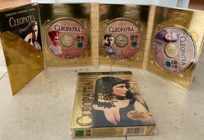 Cleopatra Special Edition 3 DVD Set Elizabeth Taylor Richard Burton Rex Harrison