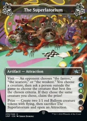1x Attraction: (2,3,6) The Superlatorium MTG Unfinity NM Magic Regular