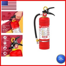 Ougist FF2KG ABC Dry Chemical Fire Extinguisher, 5 lb, 2-A:10-B:C Rating