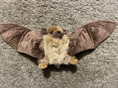 Wild Republic Brown Bat Plush Stuffed Animal 17 Inch Wing Span Toy Doll Plush