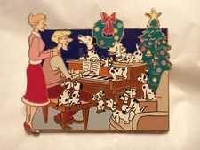 Rare Disney 101 Dalmatians Christmas Pin Lt Ed 250